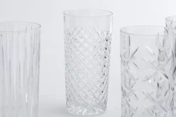 Flamant Bogart, Hoog Glas, Handgeslepen, Set Van 6^ Bril