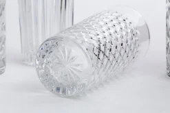 Flamant Bogart, Hoog Glas, Handgeslepen, Set Van 6^ Bril