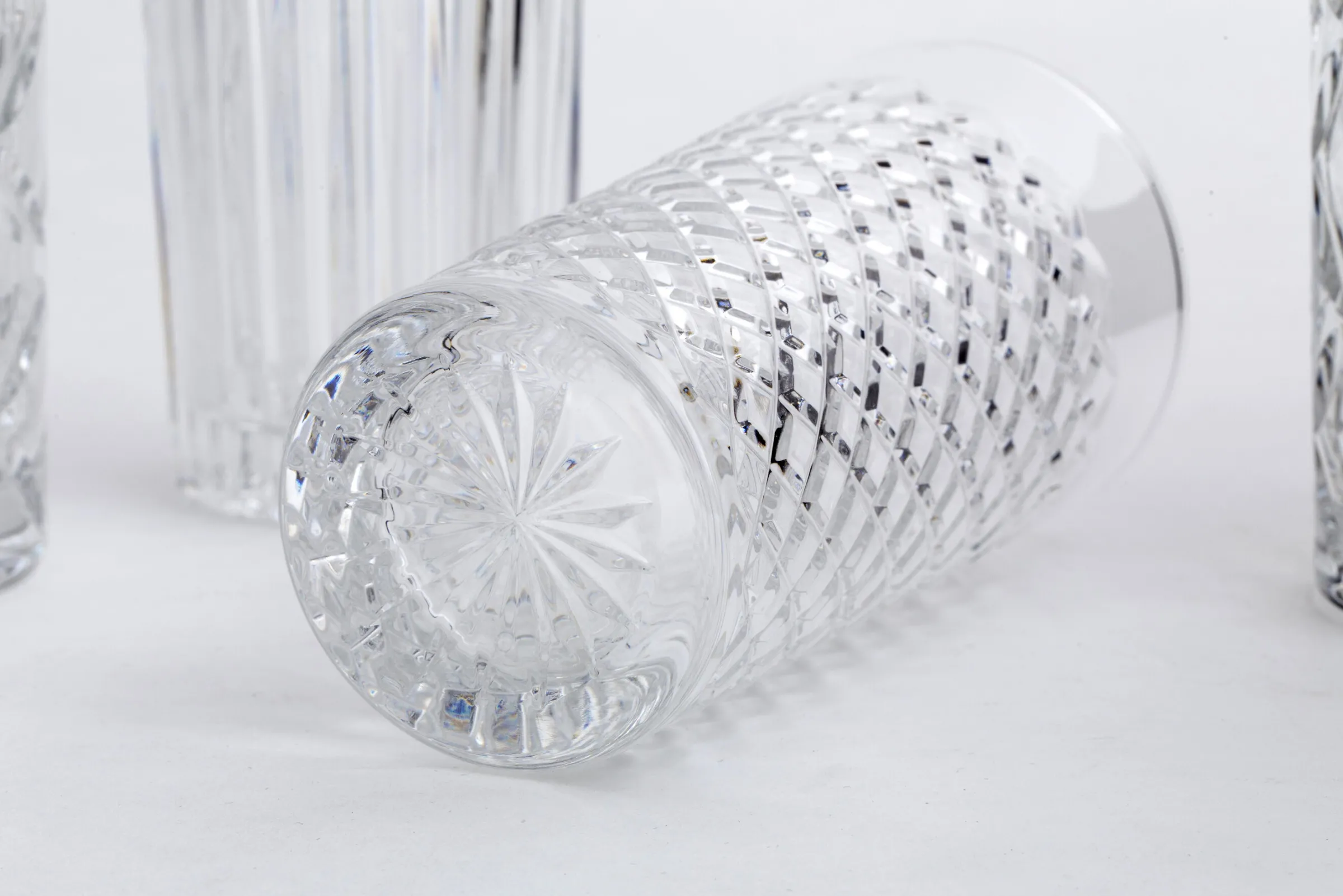 Flamant Bogart, Hoog Glas, Handgeslepen, Set Van 6^ Bril