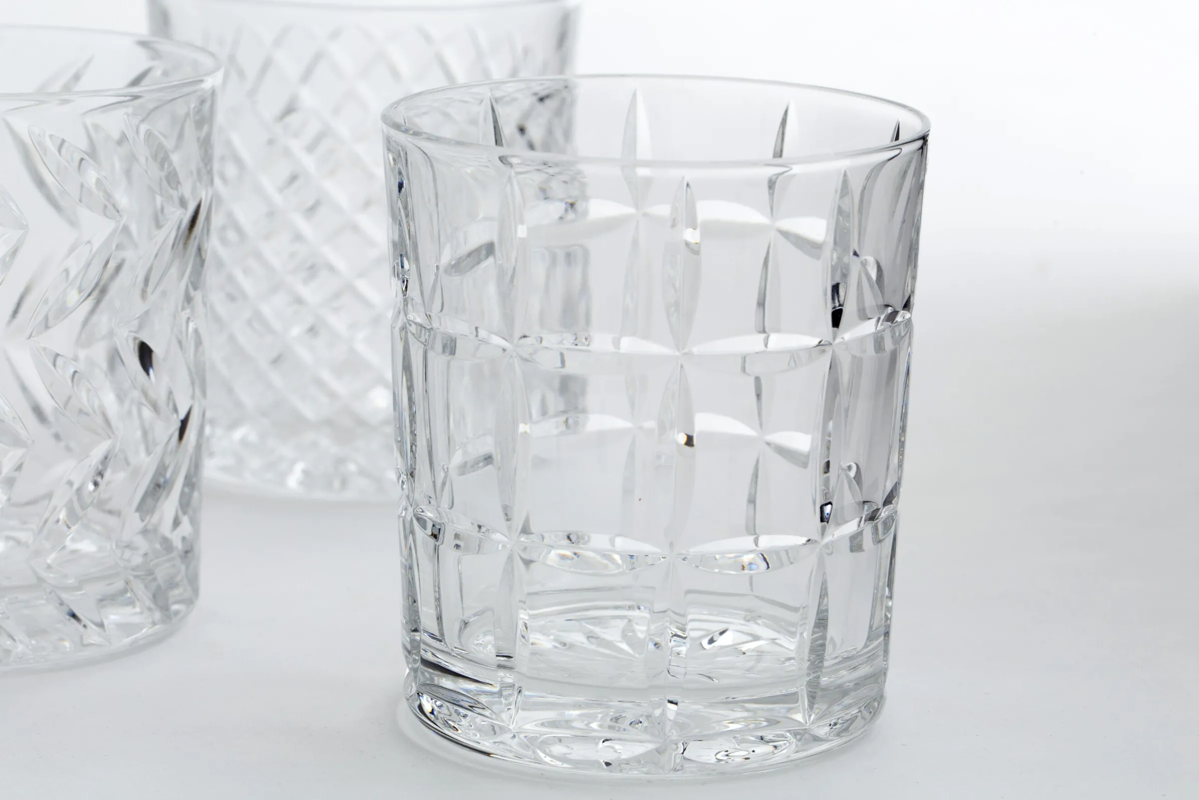 Flamant Bogart, Whiskyglas, Handgeslepen, Set Van 6^ Bril