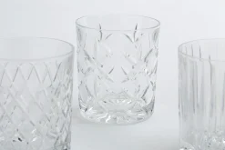 Flamant Bogart, Whiskyglas, Handgeslepen, Set Van 6^ Bril