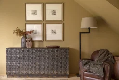 Flamant Bossa, Dressoir, 4 Deuren, Gesneden^ Dressoirs