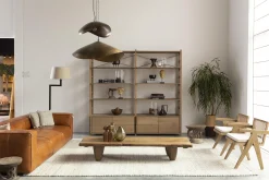 Flamant Bruno, Fauteuil, Eiken, Riet, Met Kussen^ Stoelen