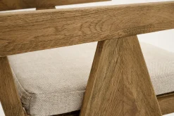 Flamant Bruno, Fauteuil, Eiken, Riet, Met Kussen^ Stoelen