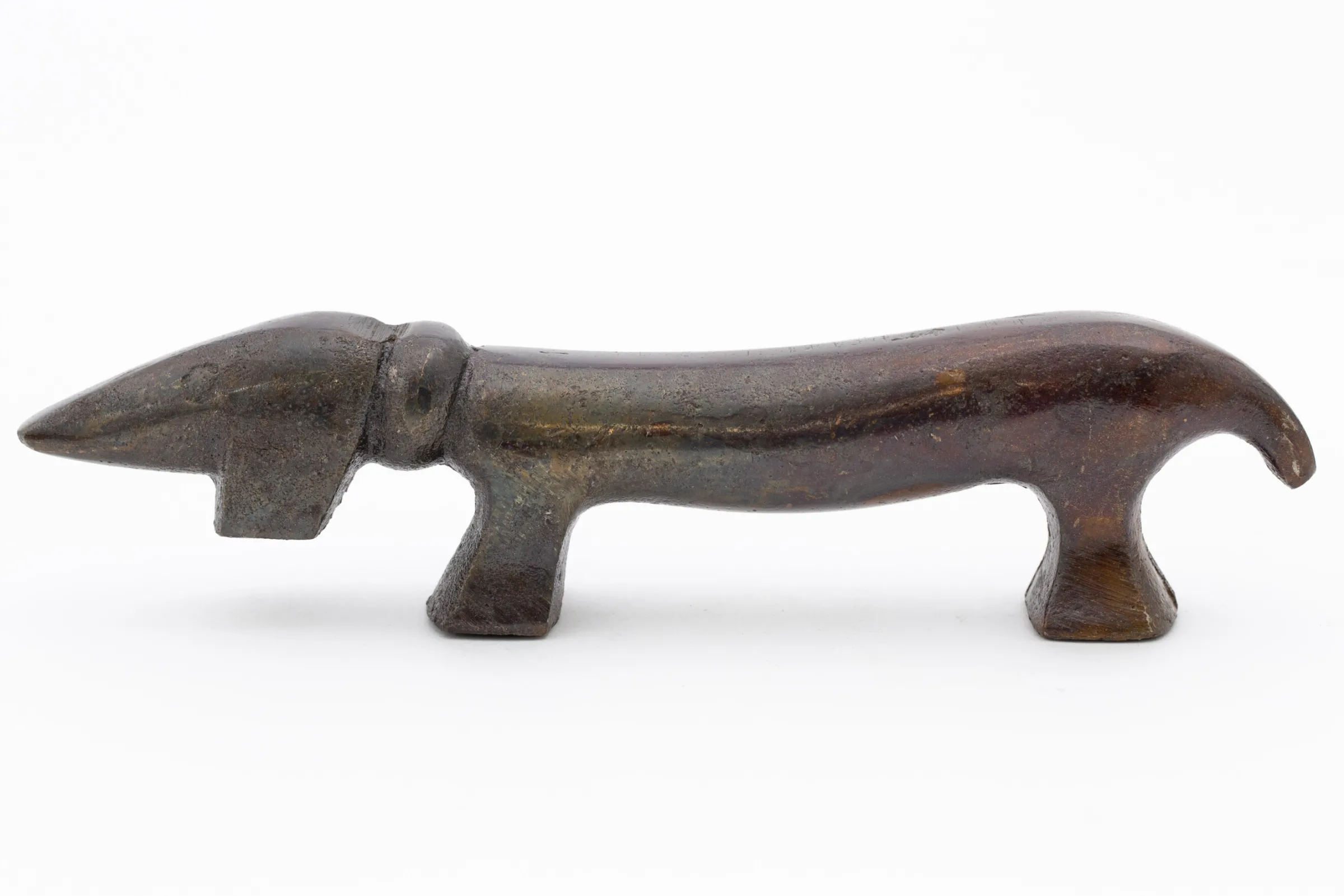 Flamant Calum, Hond, Koperbrons, L^ Decoratie