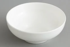 Flamant Cathy, Kom, Porselein, Wit^ Borden, Borden En Kommen