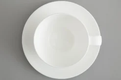 Flamant Cathy, Kop En Schotel, Porselein, Wit, 200 Ml^ Borden, Borden En Kommen