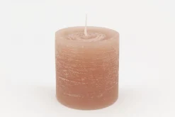Flamant Celine, Kaars, Kleur Sienna Rood, 7X8Cm^ Kaarsen