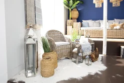 Flamant Charme, Lantaarn, Staal En Glas, M^ Decoratie