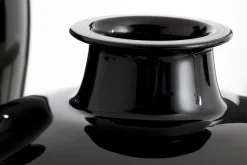 Flamant Chiaz, Vaas, Glas, Zwart^ Decoratie