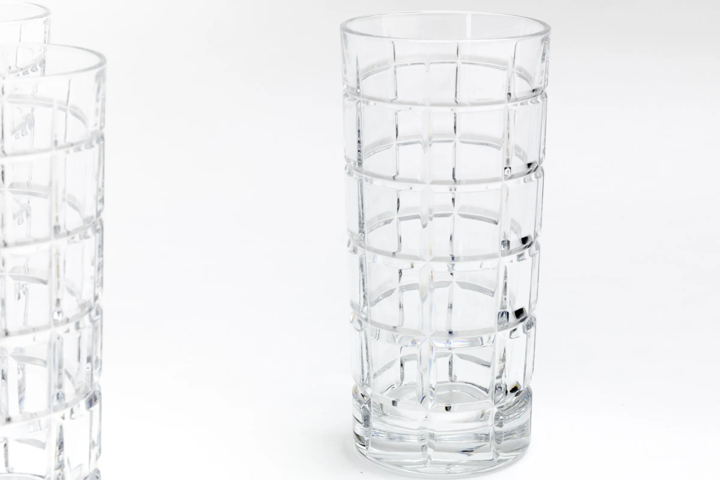 Flamant Chopin, Hoog Glas, Handgeslepen, Set Van 6^ Bril