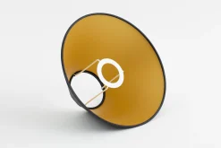 Flamant Circum, Lampenkap, Zwart En Goud, Conisch, 23 Cm^ Verlichting