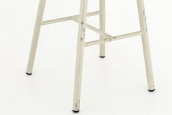 Flamant Claire, Tuinbarstoel, Retro Wit^ Tuinstoelen