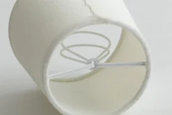 Flamant Clips, Lampenkap, Gebroken Wit, Cilinder, 10 Cm^ Verlichting