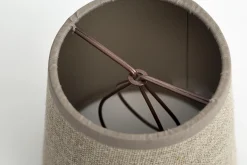 Flamant Clips, Lampenkap, Naturel En Zilver, Cilinder, 10 Cm^ Verlichting