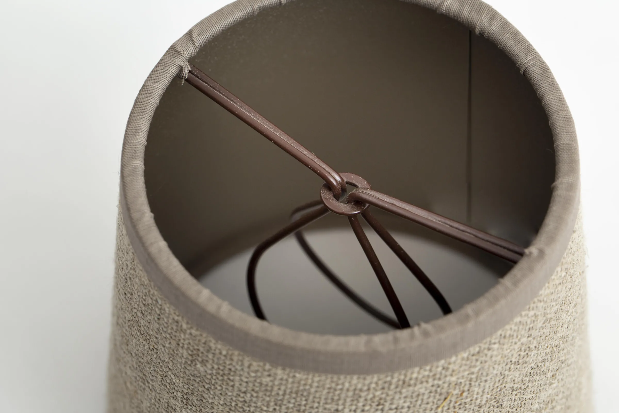 Flamant Clips, Lampenkap, Naturel En Zilver, Cilinder, 10 Cm^ Verlichting