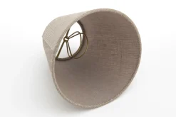 Flamant Clips, Lampenkap, Naturel En Grijs, Conisch, 14 Cm^ Verlichting