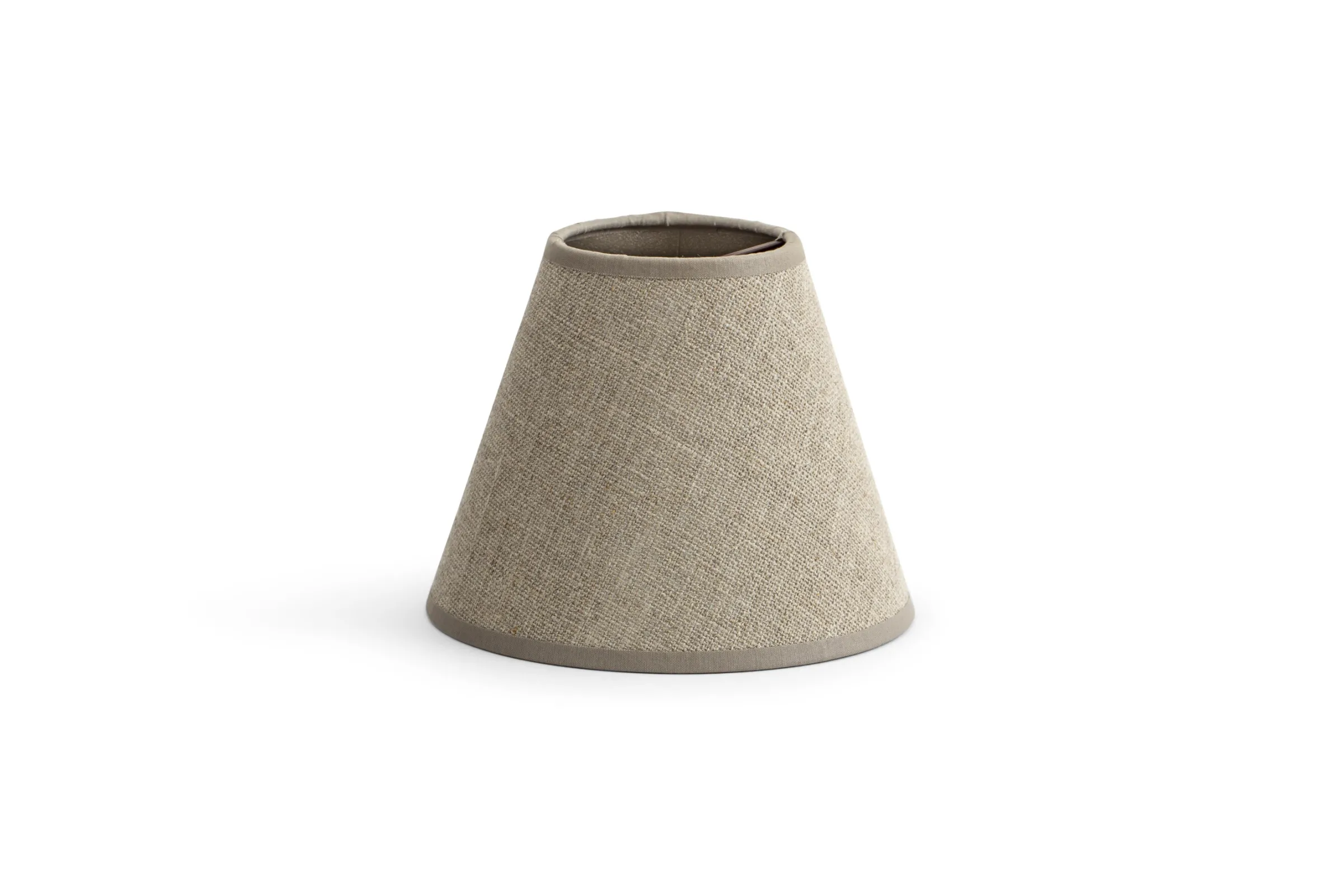 Flamant Clips, Lampenkap, Naturel En Zilver, Conisch, 14 Cm^ Verlichting