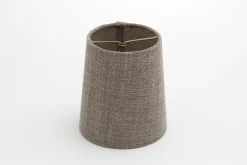 Flamant Clips, Lampenkap, Naturel En Grijs, Cilinder, 10 Cm^ Verlichting