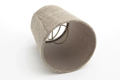 Flamant Clips, Lampenkap, Naturel En Grijs, Cilinder, 10 Cm^ Verlichting