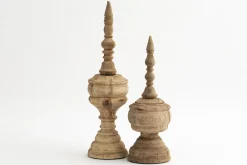 Flamant Corby, Kegel, Hout, L^ Decoratie