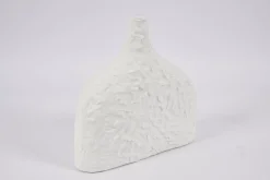 Flamant Corralee, Vaas, Keramiek, Wit, S^ Decoratie