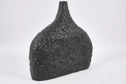 Flamant Corralee, Vaas, Keramiek, Zwart, L^ Decoratie