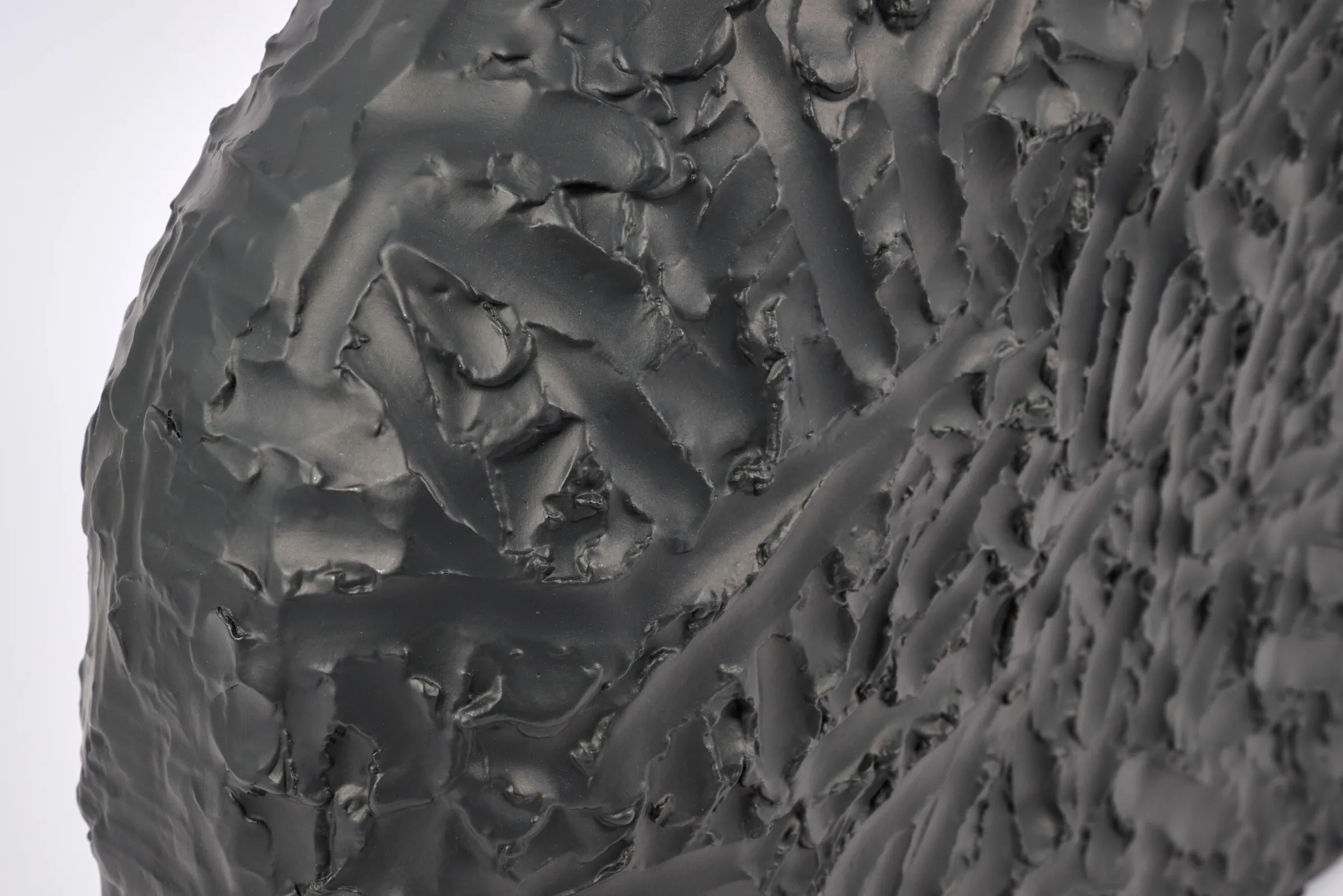 Flamant Corralee, Vaas, Keramiek, Zwart, L^ Decoratie