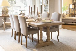 Flamant Dalya, Stoel, Berken, Gebroken Wit Linnen^ Stoelen