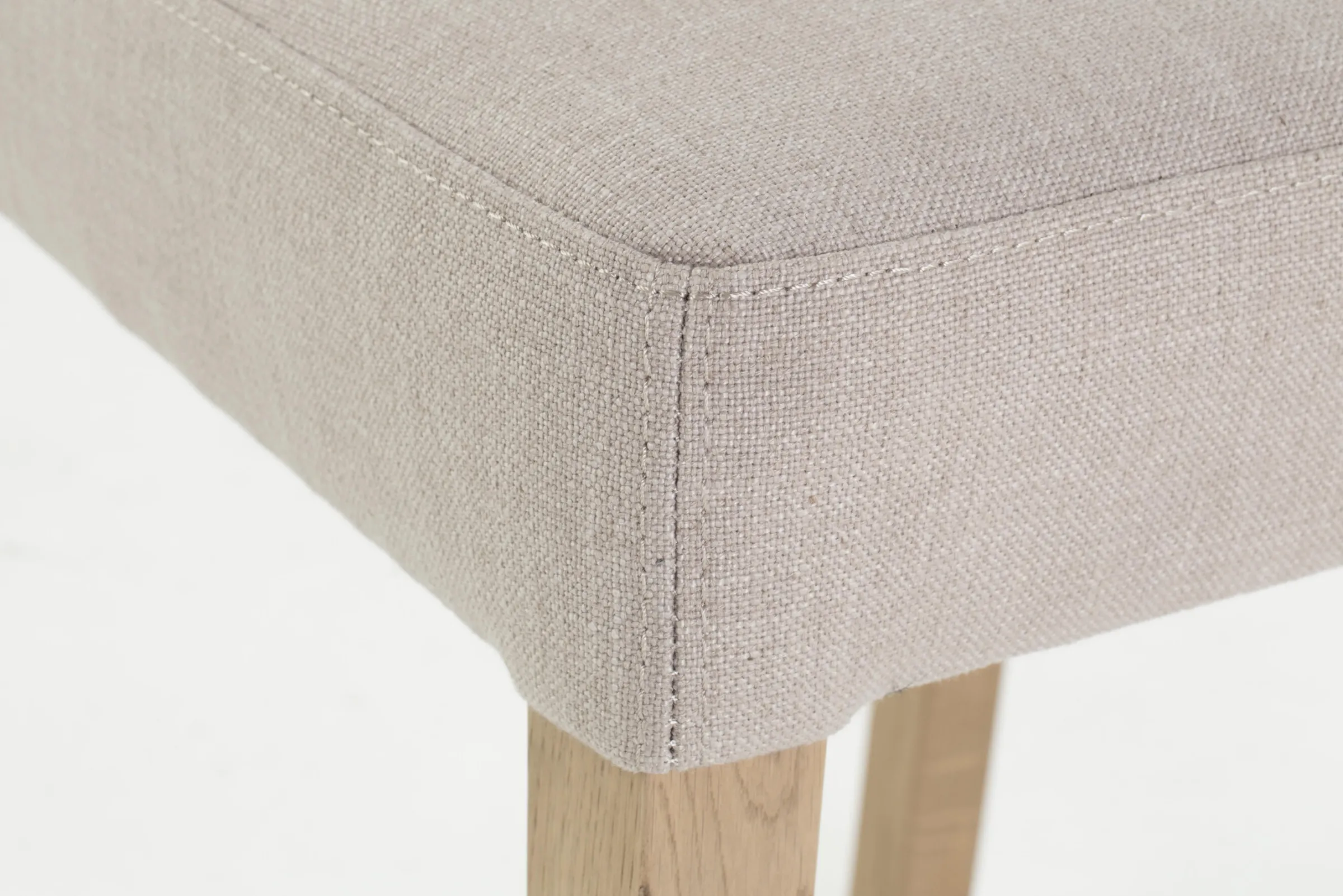 Flamant Dalya, Stoel, Berken, Gebroken Wit Linnen^ Stoelen