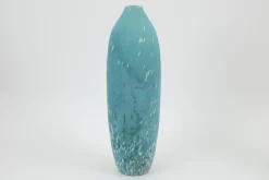 Flamant Dego, Vaas, Glas, Turkoois, L^ Decoratie