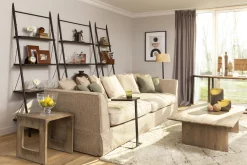 Flamant Dineen, Bijzettafel, Hout, Bruin, L^ Koffie Tafels