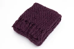 Flamant Einstein, Geruit, Paars^ Huishoudelijke Textiel