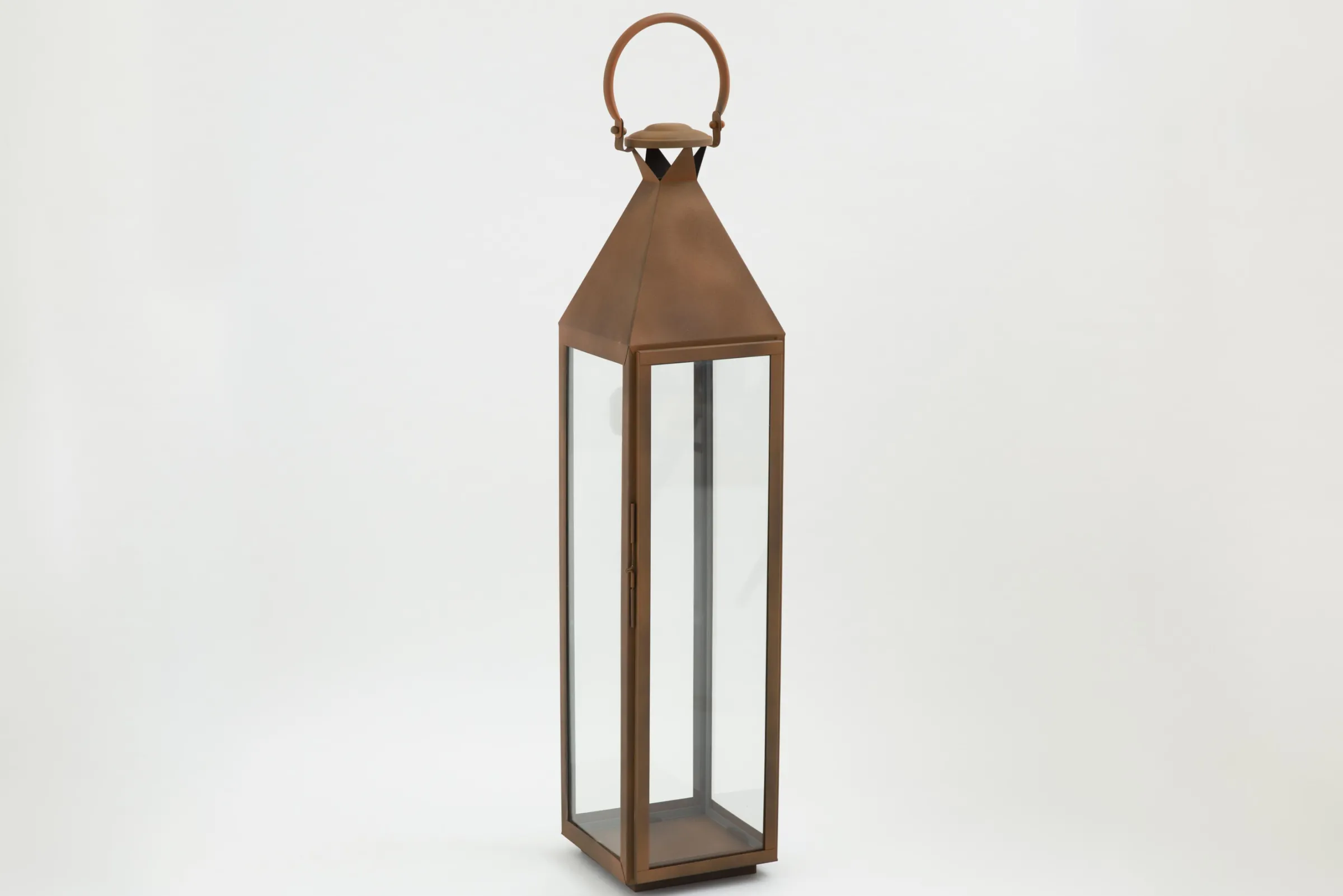 Flamant Ellis, Lantaarn, Ijzer En Glas, Roest, Xl^ Decoratie