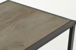 Flamant Farra, Consoletafel, Verweerd Eiken En Ijzer^ Koffie Tafels