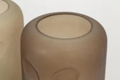 Flamant Fefy, Vaas, Glas, Grijs^ Decoratie