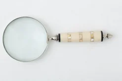 Flamant Flores, Vergrootglas, Hars/Nikkel^ Decoraties