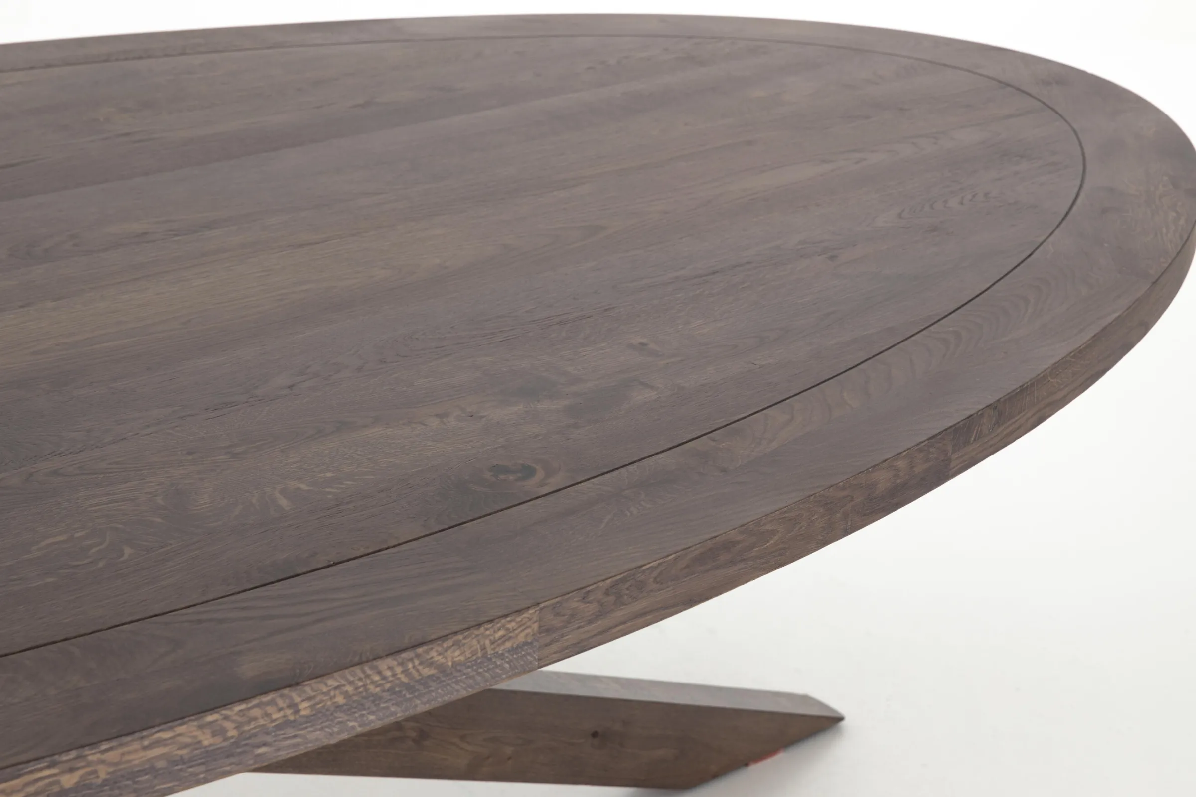 Flamant Forino, Eettafel, Gerookt Eiken, 264 Cm^ Eettafels