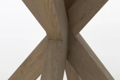 Flamant Forino, Eettafel, Verweerd Eiken, Rond, 110 Cm^ Eettafels