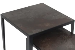 Flamant Georgion, Bijzettafel, Vierkant, Set Van 2^ Koffie Tafels