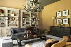 Flamant Gordes, Tafellamp, Zwart, Aluminium, H 78 Cm^ Verlichting