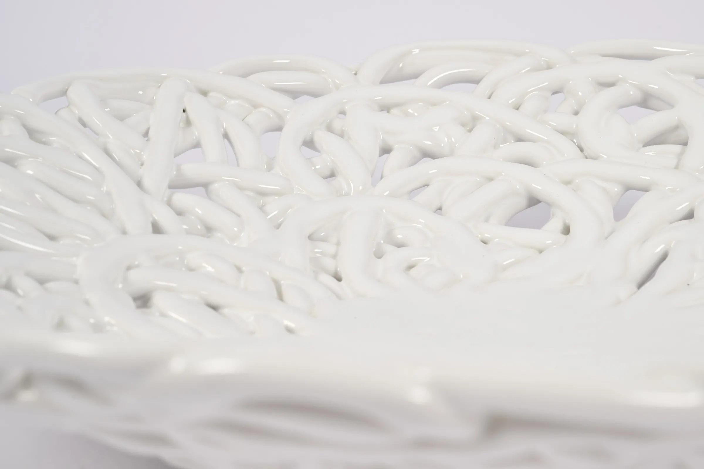 Flamant Grace, Kom, Keramiek, Wit^ Decoratie