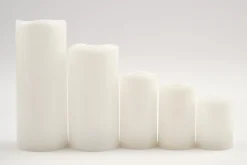 Flamant Gwen, Leds-Kaars, 10X25Cm^ Decoratie