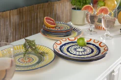 Flamant Hadera, Bord, 27 Cm, Multi, Model 2^ Borden, Borden En Kommen