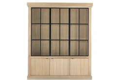 Flamant Ijzeren Jason, Kast, Verweerd Eikenhout, 3 Ijzeren Deuren^ Kasten