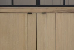 Flamant Ijzeren Jason, Kast, Verweerd Eikenhout, 2 Ijzeren Deuren^ Kasten