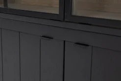 Flamant Ijzeren Jason, Kast, Zwart, Eiken, 3 Ijzeren Deuren^ Kasten