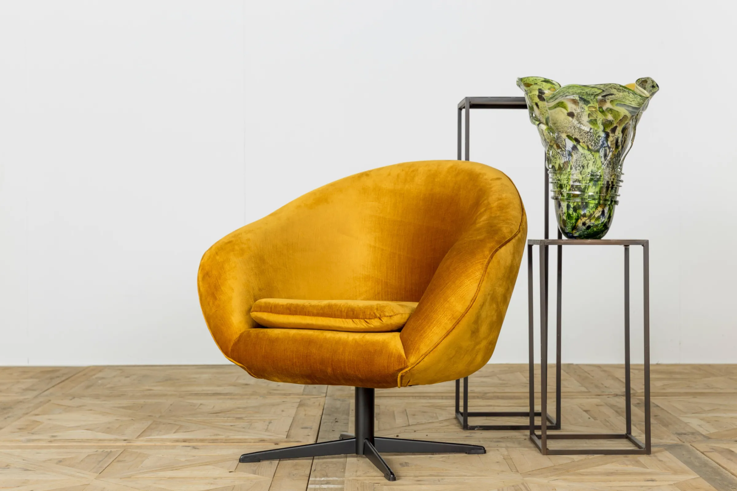 Flamant Isaac, Standaard, Metaal, Zwart, H 75 Cm^ Koffie Tafels