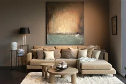 Flamant Isaac, Standaard, Metaal, Zwart, H 75 Cm^ Koffie Tafels