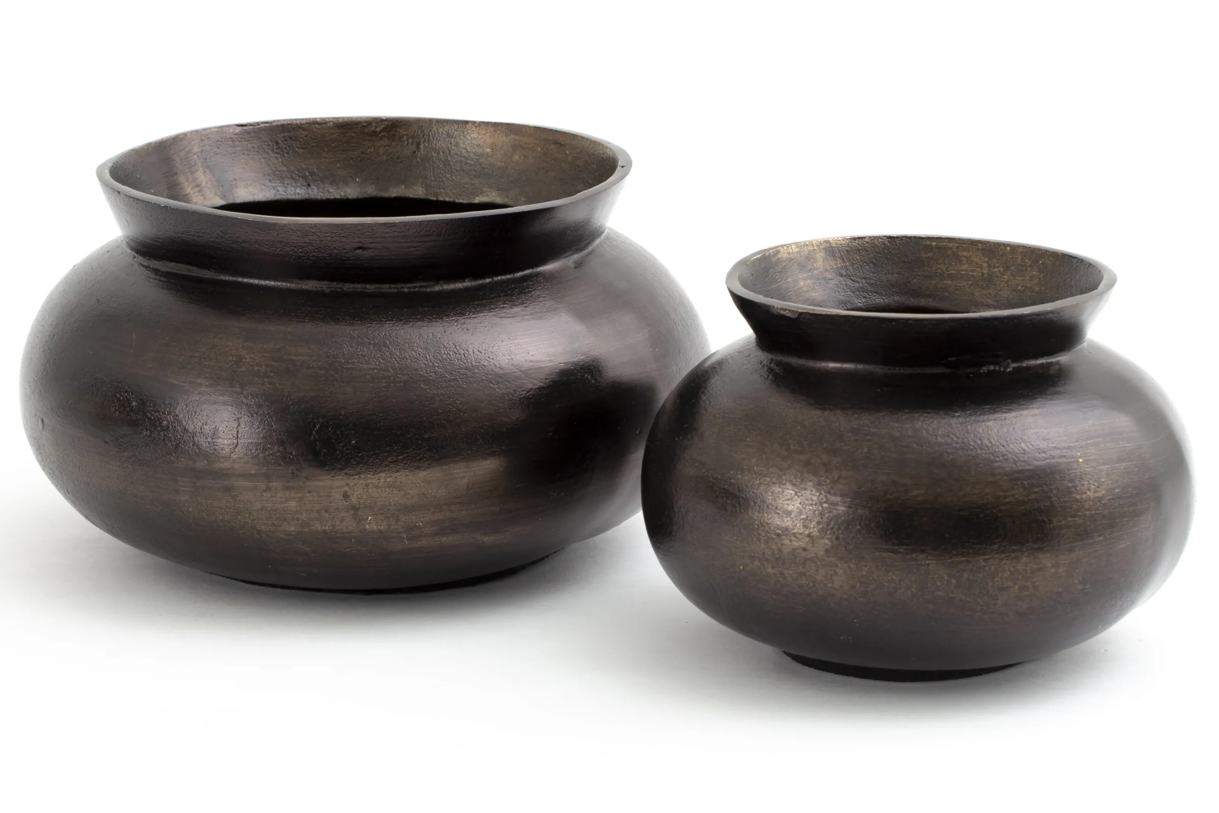 Flamant Jeddo, Vaas, Metaal, Zwart, L^ Decoratie